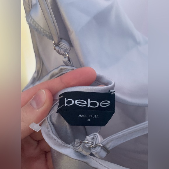 Silver BeBe slip dress - Picture 4 of 5